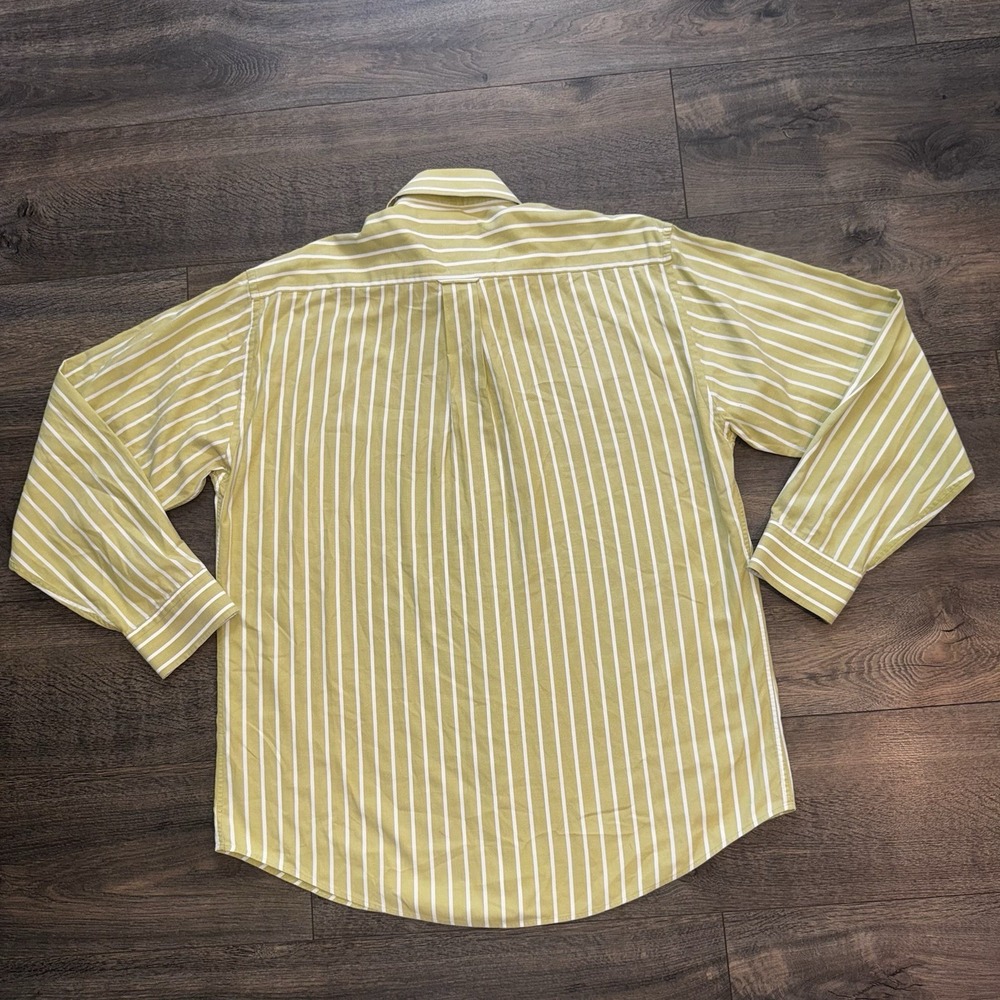 Lot Of 2 Alex Cannon Mens L Long Sleeves Button Up Striped Plaid Shirts Colorful - Picture 10 of 16